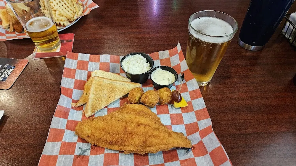 Catfish Fillet and Hush Puppies